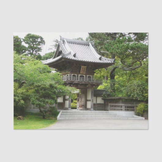 サンフランシスコの日本庭園 薄葉紙 (正面)