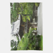 サンフランシスコの日本式庭園 キッチンタオル (縦)