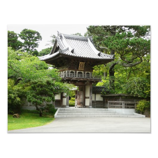 サンフランシスコの日本式庭園 フォトプリント (正面)