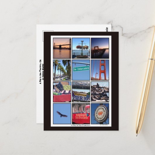 サンフランシスコの日 ポストカード (正面/裏面インサイチュ)
