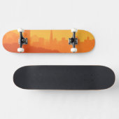 サンフランシスコの明るい日没 スケートボード (横)