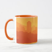 サンフランシスコの明るい日没 マグカップ (左)