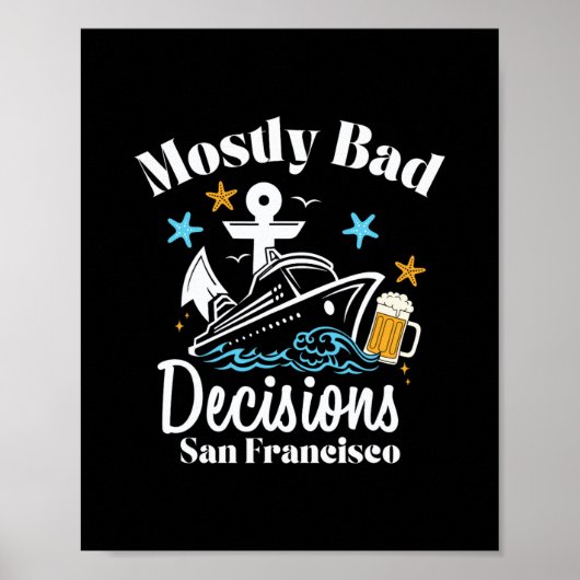 サンフランシスコの春休み Mostly D Decisions ポスター (正面)