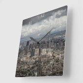 サンフランシスコの時間 スクエア壁時計 (傾斜)