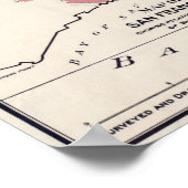 サンフランシスコの火災地図 – 1908 （プネットブラザーズ） BigMap ポスター (角)