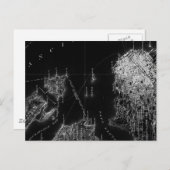 サンフランシスコの白黒の地図 ポストカード (正面/裏面)