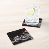 サンフランシスコの真ちゅう製のヘッドペーパーコースター スクエアペーパーコースター (インサイチュ)