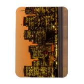 サンフランシスコの美しい夕日 マグネット (縦)