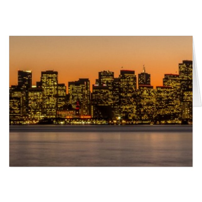 サンフランシスコの美しい日没 (正面横)