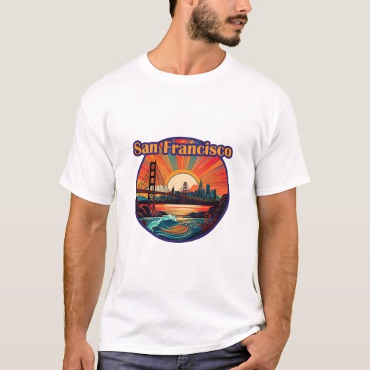 サンフランシスコの色 Tシャツ (正面)