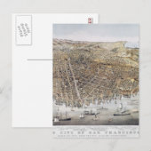 サンフランシスコの見解， 1878 ポストカード (正面/裏面)