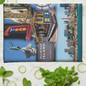 サンフランシスコの象徴的アトラクション キッチンタオル (折り畳み)