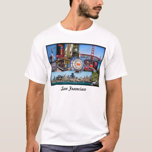 サンフランシスコの象徴的アトラクション Tシャツ (正面)