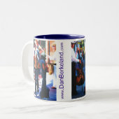 サンフランシスコの通り場面 ツートーンマグカップ (正面左)