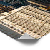 サンフランシスコの金融街スカイライン ポスター (角)