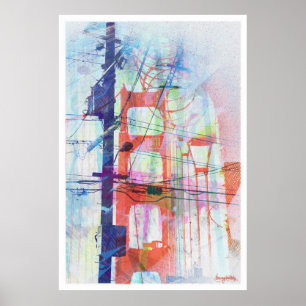 サンフランシスコの魔法電気ゴールデンゲート ポスター