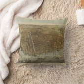 サンフランシスコの鳥目眺め クッション (ブランケット)