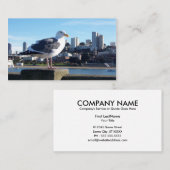 サンフランシスコの鳥瞰図 名刺 (正面/裏面)