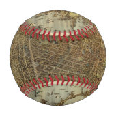 サンフランシスコの鳥瞰図 野球ボール (裏面)