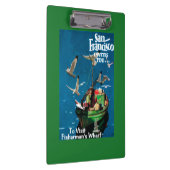 サンフランシスコのCaliforniaFishermanの波止場 クリップボード (右)