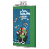 サンフランシスコのCaliforniaFishermanの波止場 フラスク (左)