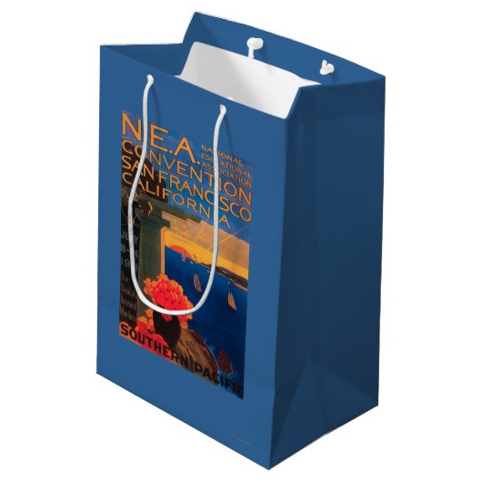 サンフランシスコのCaliforniaN.E.A.の大会 ミディアムペーパーバッグ (裏面アングル)