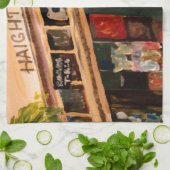 サンフランシスコのHaight Ashbury キッチンタオル (折り畳み)