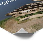 サンフランシスコのSutro浴場遺跡#2ポスター ポスター (角)