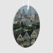 サンフランシスコはがきロウシティシーン写真 オーナメント (正面)