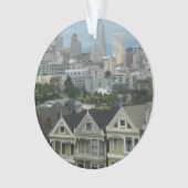 サンフランシスコはがきロウシティシーン写真 オーナメント (正面)