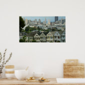 サンフランシスコはがきロウシティシーン写真 ポスター (キッチン)