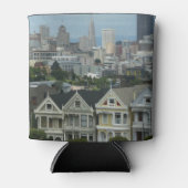 サンフランシスコはがきロウシティシーン写真 缶クーラー (正面)