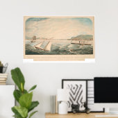 サンフランシスコへのゴールデンゲート入り口(0642A) ポスター (ホームオフィス)