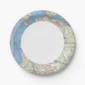 サンフランシスコアンドミニシャル ペーパープレート (正面)