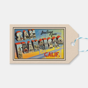 サンフランシスコウェルカムバッグポストカード ギフトタグ