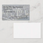 サンフランシスコエ実在ステートエージェント 名刺 (正面/裏面)
