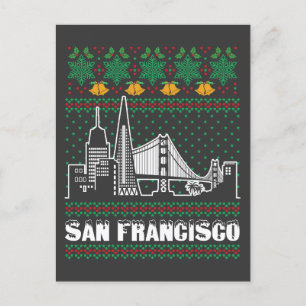 サンフランシスコカリフォルニアの醜いクリスマス ポストカード