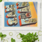 サンフランシスコカリフォルニアカリフォルニア古い旅行記念品 キッチンタオル (折り畳み)