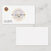 サンフランシスコカリフォルニアシ素晴らしール 名刺 (正面/裏面)