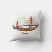 サンフランシスコカリフォルニアランドマークス クッション (裏面)