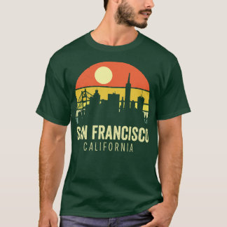 サンフランシスコカリフォルニアヴィンテージサンセット Tシャツ