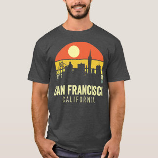 サンフランシスコカリフォルニアヴィンテージサンセット Tシャツ