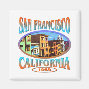 サンフランシスコカリフォルニア1969年 マグネット