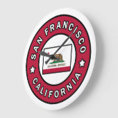 サンフランシスコカリフォルニア ラージ壁時計 (傾斜)