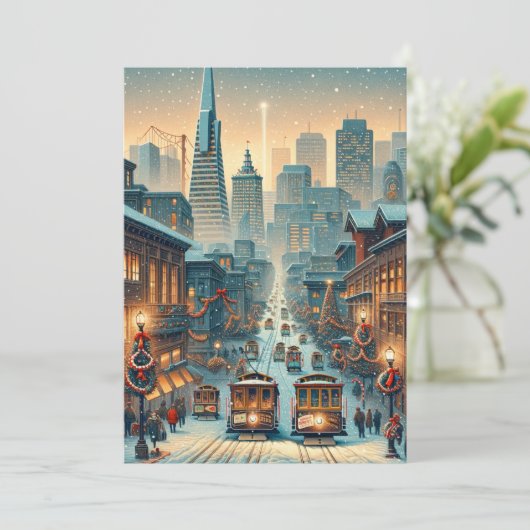 サンフランシスコクリスマスエレガンス – ホリデーカード (スタンド正面)