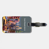 サンフランシスコケーブルカーレトロヴィンテージトラベル ラゲッジタグ (裏面横)