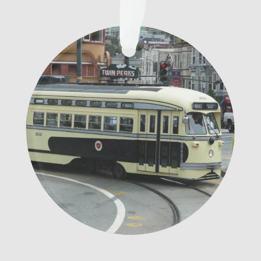サンフランシスコケーブルカー オーナメント (正面)