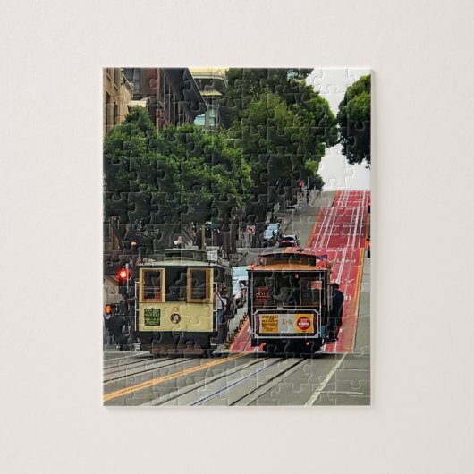 サンフランシスコケーブルカー#2ジグソーパズル ジグソーパズル (縦)