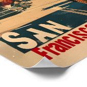 サンフランシスココースタルジアヴィンテージ ポスター (角)