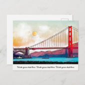 サンフランシスコゴールデンゲートブリッジアメリカ合衆国 ポストカード (正面/裏面)